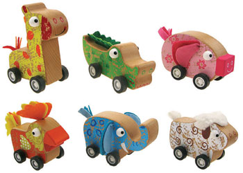 Pull Back Animal Pals – Set of 6