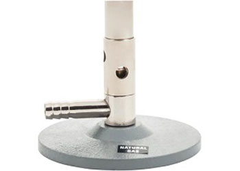 Bunsen Burner, Natural Gas - No Flame Stabilizer - Suitable for use with  Natural Gas - Eisco Labs