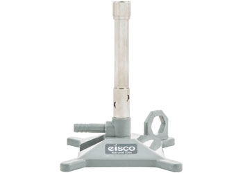 Bunsen Burner, Natural Gas - No Flame Stabilizer - Suitable for use with  Natural Gas - Eisco Labs