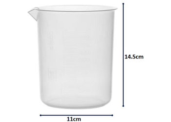 Graduated Beaker – Polypropylene – 1000ml