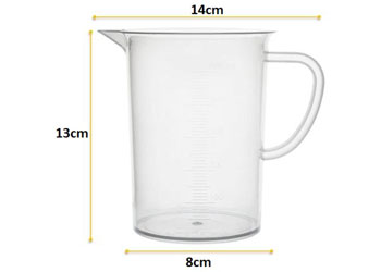 Graduated Measuring Jug Polypropylene   500ml   MTA Catalogue