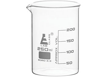 Borosilicate Glass Beakers Bulk Pack – 240 piece