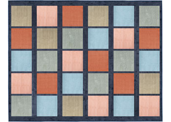 Colours of Aus Rug – Squares