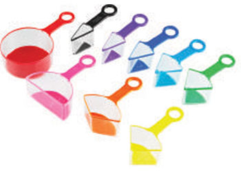 Rainbow Fraction Liquid Measuring Cups