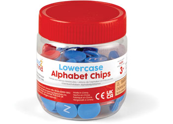 Lowercase Alphabet Chips