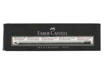 Faber Castell Charcoal Pencil Medium Pk 6 - Kesco Catalogue
