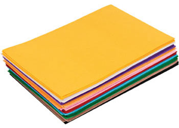 Felt Sheets 10 Colours 20 x 30cm – Pack of 50