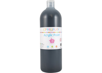 Creatistics Acrylic Paint 1L – Black