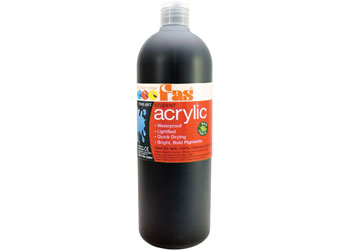 Student Acrylic Paint 1L – Black