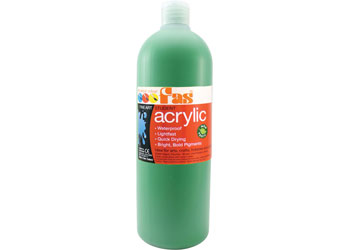 Student Acrylic Paint 1L – Green Deep