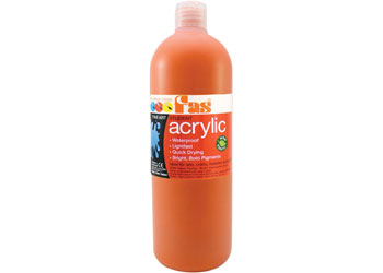 Student Acrylic Paint 1L – Orange