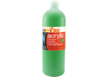 Student Acrylic Paint 1L – Light Green