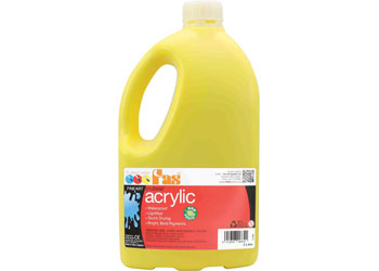 Student Acrylic Paint – Cool Yellow 2 Litre