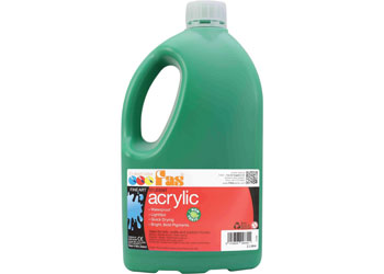 Student Acrylic Paint – Green Deep 2 Litre