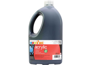 Student Acrylic Paint – Black 2 litre