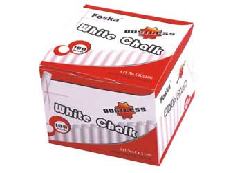 Dustless White Chalk – Box of 100