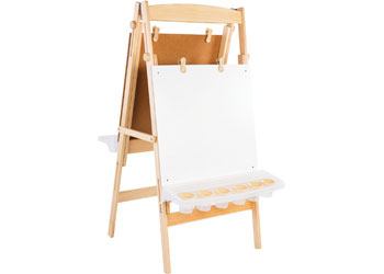 Premium Wooden 2-Sided Easel