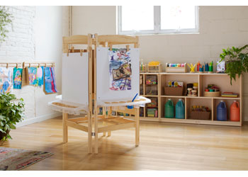Premium Wooden 4-Sided Easel