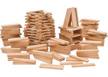 wooden building sticks