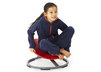 Carousel 56cm Diameter Plastic Seat Rubber Feet