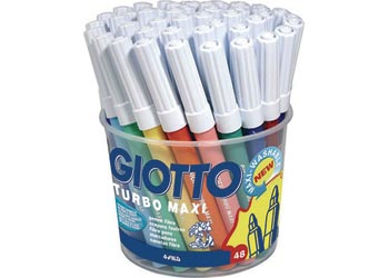 Giotto Turbo Maxi Markers – Pack of 48 - Tutor Warehouse Catalogue