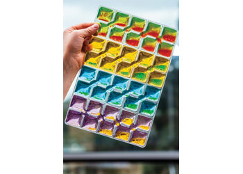Teachables Rainbow Squares Sensory Pads Set of 4