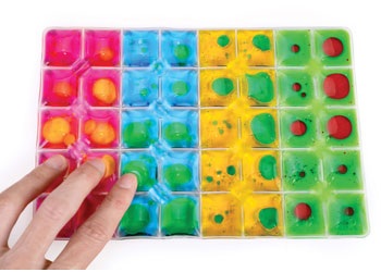 Teachables Rainbow Squares Sensory Pads Set of 4