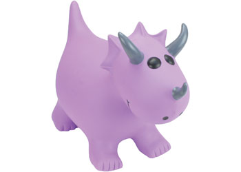 Happy Hopperz Small – Purple Triceratops - MTA Catalogue