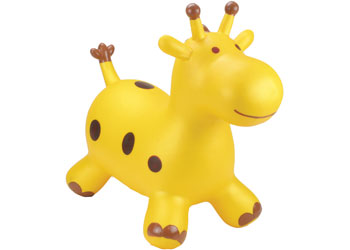 Happy Hopperz Small – Gold Giraffe