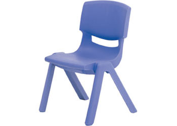 blue stacking chairs