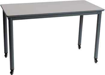 Ergerite Rectangular Table Top – Grey – 120×60