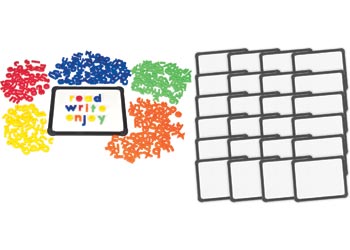 Magnetic Whiteboards X 24 With Bonus Letters