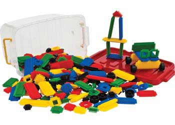 Teachables – Vehicle Bristle Blocks – 216 pieces