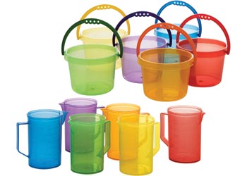 Translucent Buckets - Set of 6