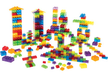 Teachables – Large Translucent Building Blocks – 180 pieces - Tutor ...