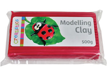 Creatistics Modelling Clay – Red 500g Pack