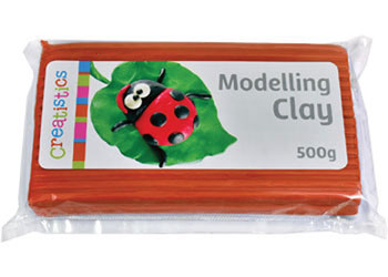 Creatistics Modelling Clay – Orange 500g Pack