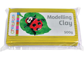 Creatistics Modelling Clay – Yellow 500g Pack