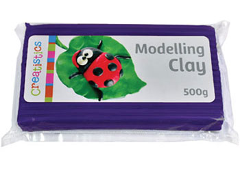 Creatistics Modelling Clay – Purple 500g Pack