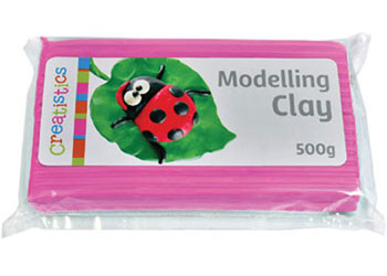 Creatistics Modelling Clay – Pink 500g Pack