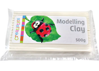 Creatistics Modelling Clay – White 500g Pack
