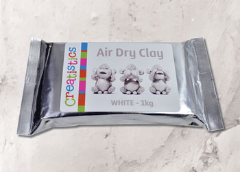 Creatistics Air Dry Ceramic Clay – White 1kg