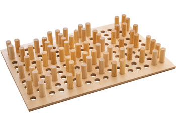 Teachables – Wooden Peg Board – A3