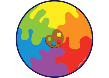 Kit for Kids – Colour Palette Rug – 2 m (dia.)