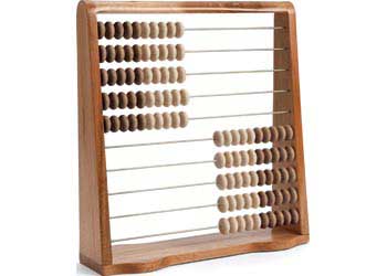 Giant Wooden Abacus – Natural Beads