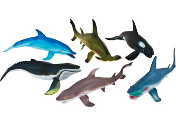 Large Sea Animals – Set of 6 - MTA Catalogue