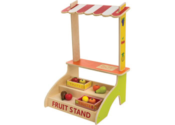 Wooden Fruit Stand with Accessories – 21 pieces - Kesco Catalogue