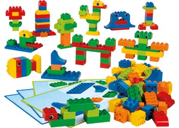 Soft bricks set for gross cheap motor skills by lego education