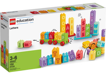 Letters by LEGO Education 130 Pieces