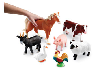 Jumbo Soft Farm Animals – 7 pieces - MTA Catalogue